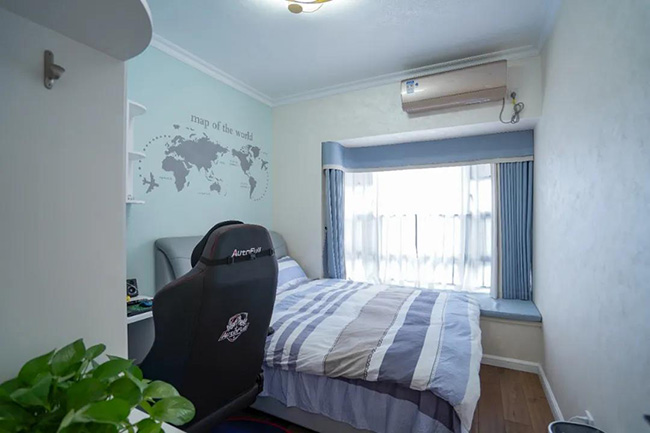 99㎡四居室，流行定制家具+靈動(dòng)配色，打造不同生活體驗(yàn)